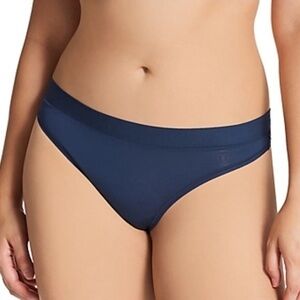 Tommy John Second Skin Thong - Blue - XXL